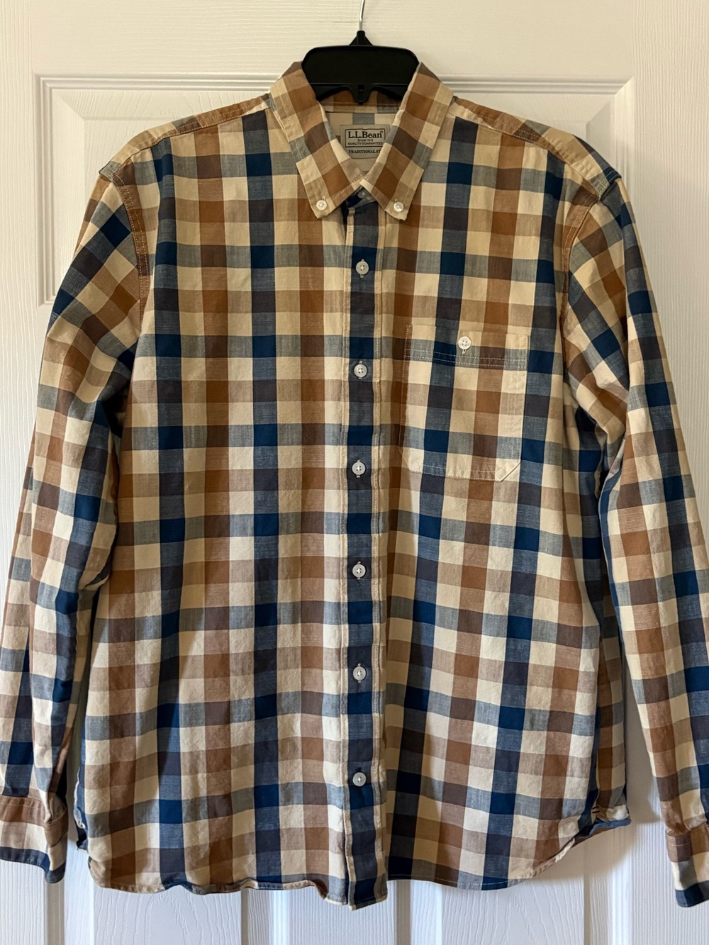 L.L.Bean Men's Comfort Stretch Chambray Shirt
